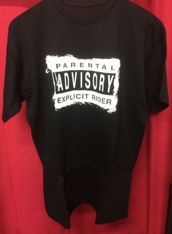 T-shirt motard explicit rider (noir)