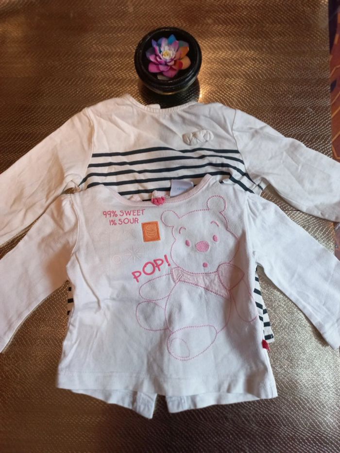 LOT 2 hauts manches longues