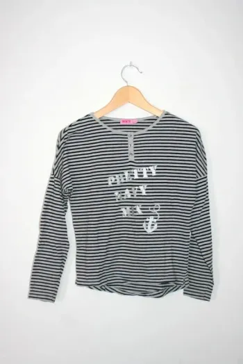 Tee-shirt rayé NKY de chez Kiabi, taille 12 ans