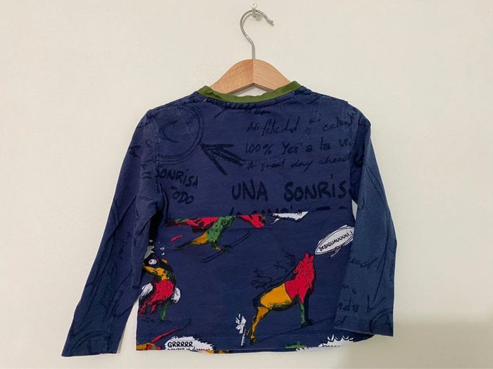 T-shirt longues manches Desigual taille 3/4 ans - photo numéro 2