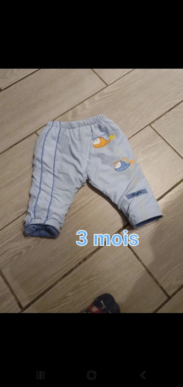 Pantalon moletton bien chauf de taille 3mois