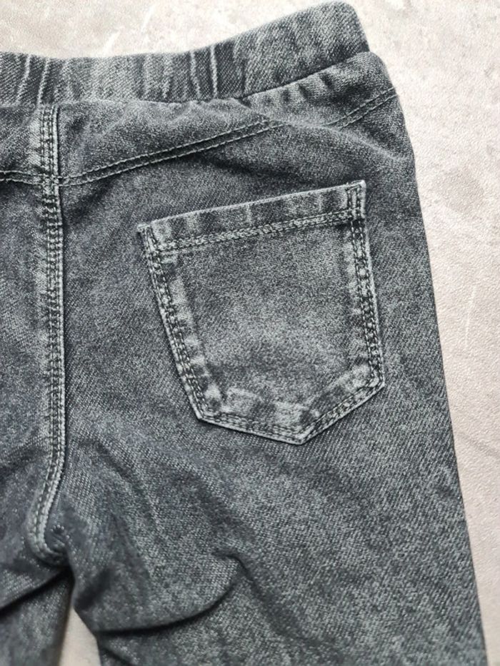 Jegging gris anthracite fille Taille 8 ans Marque kiabi - photo numéro 4