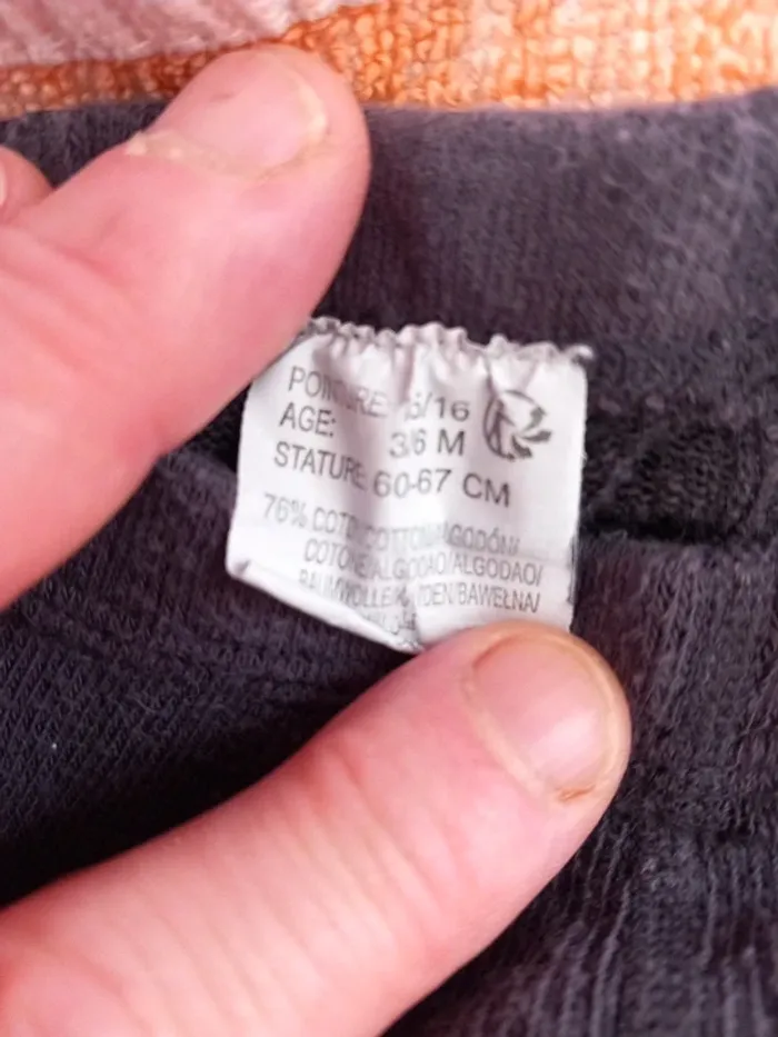 🚼collant gris Kiabi 6 mois - photo numéro 4