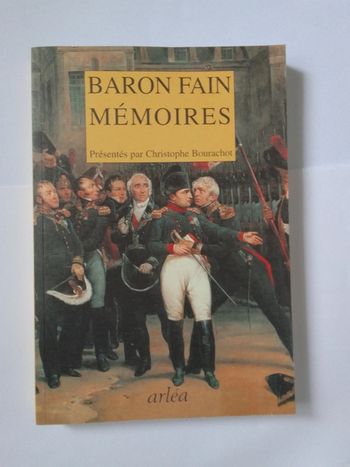 Baron Fain - Mémoires