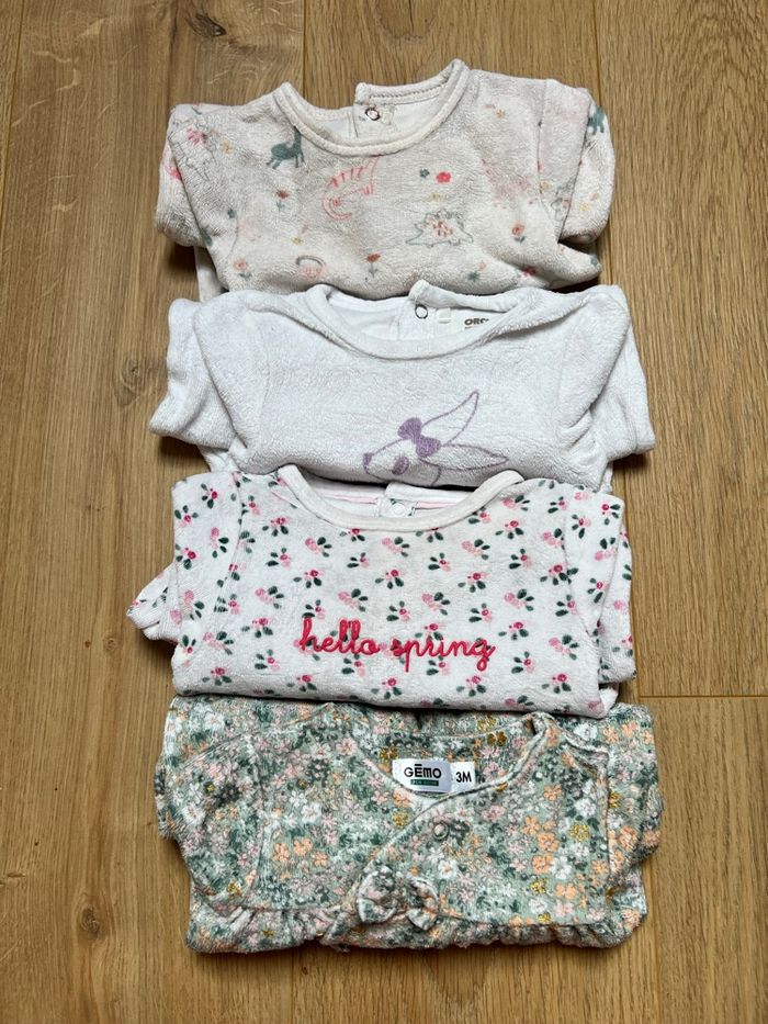 Lot pyjama hiver bébé