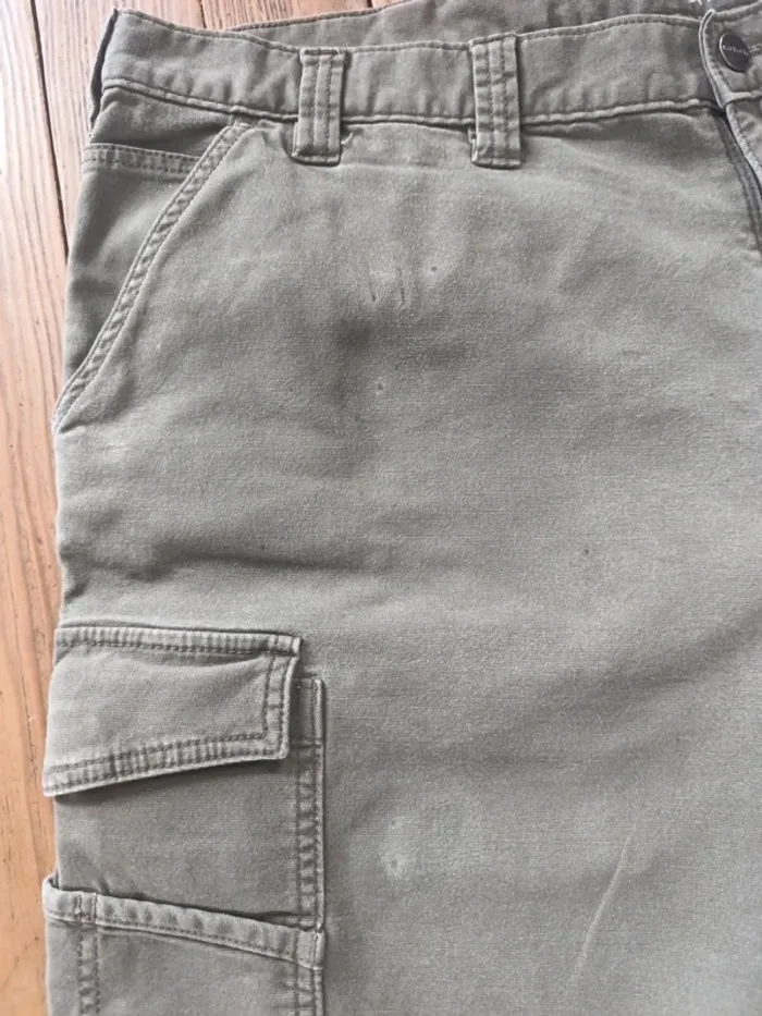 Short jean Carhartt Workwear relaxed-fit Carpenter W44 - photo numéro 9