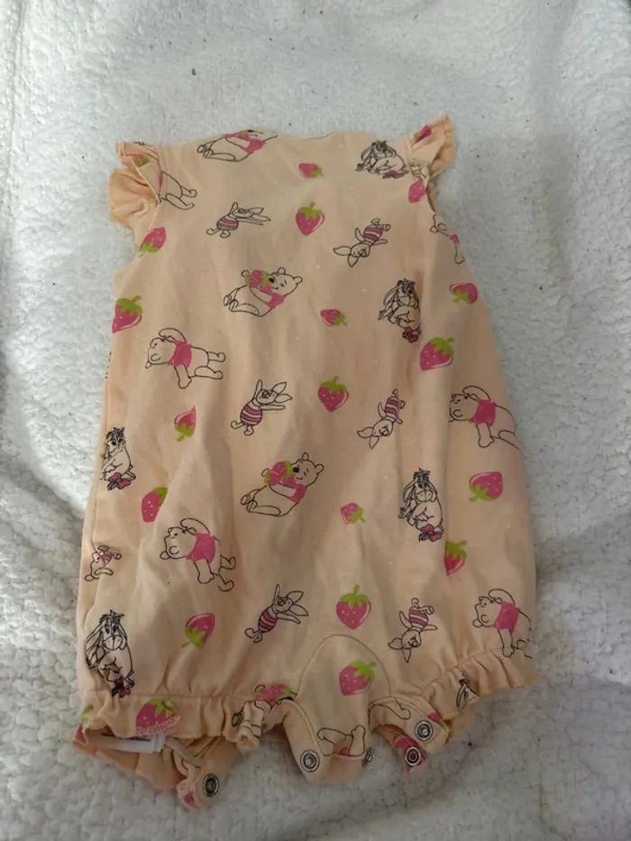 Petit combi été Winnie l’ourson Disney 9/12 mois - photo numéro 7