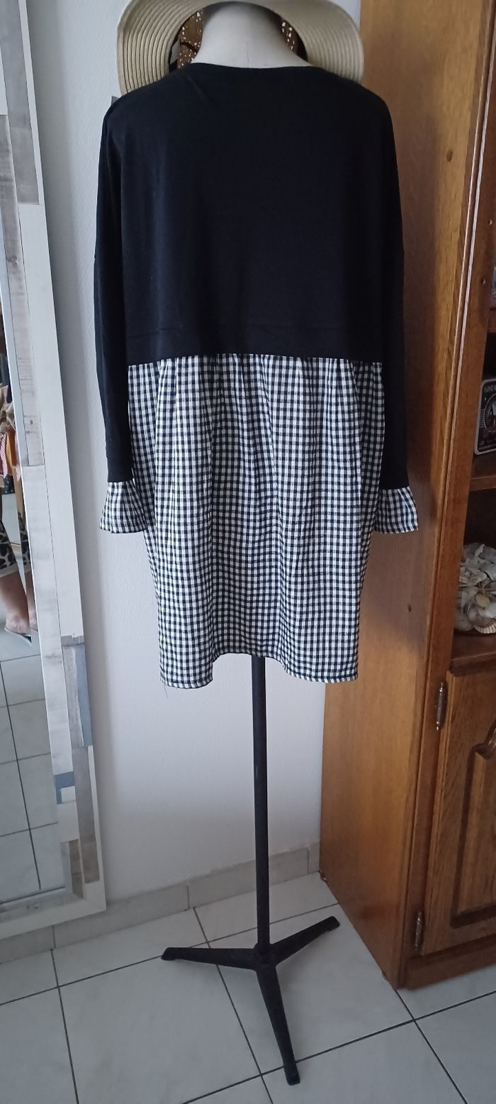 Très joli pull chemise court devant et long dernier femme T U - photo numéro 5