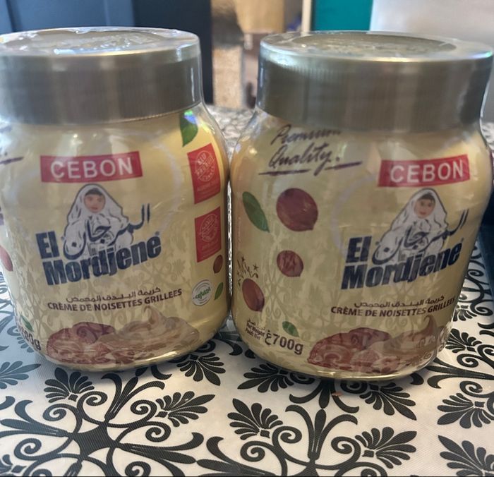 Lot de deux pâte el mordjene