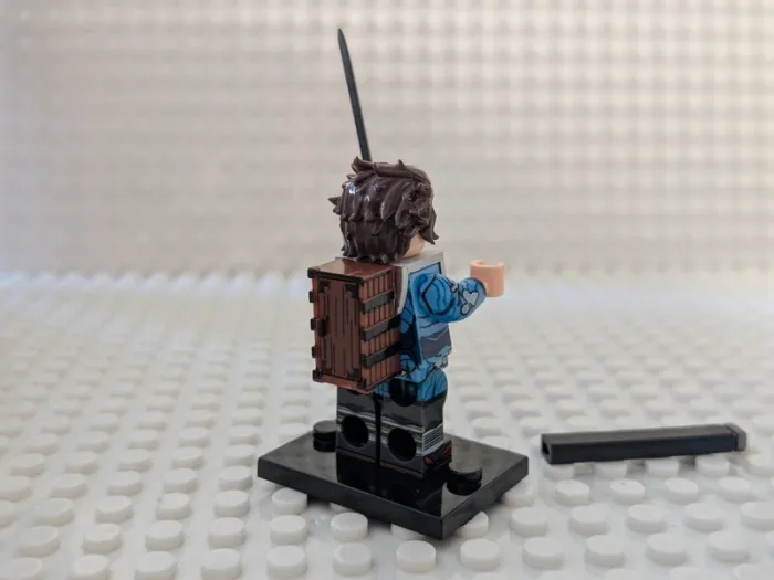 Figurine Demon Slayer : Kamado Tanjirō chasseur de démons, style lego - photo numéro 2