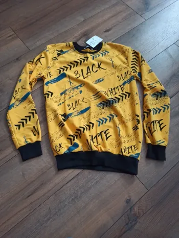 Pull fin homme manches longues jaune XS