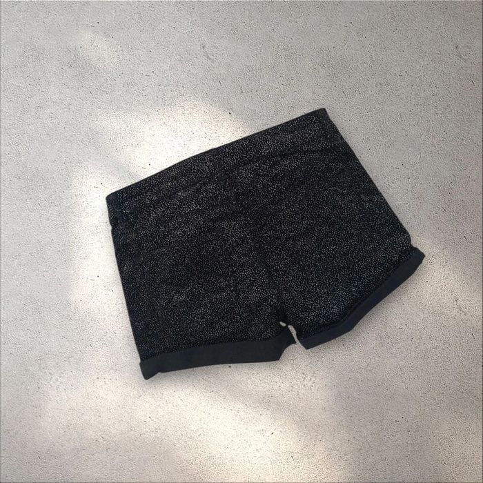 Short noir avec paillettes argentées automne-hiver 10 ans - photo numéro 2