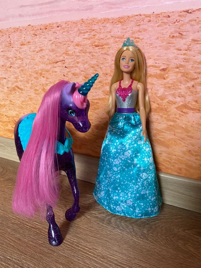 Barbie Dreamtopia princesse et sa licorne - photo numéro 2