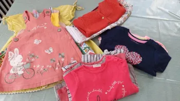 Lot 19 vêtements fille 6mois