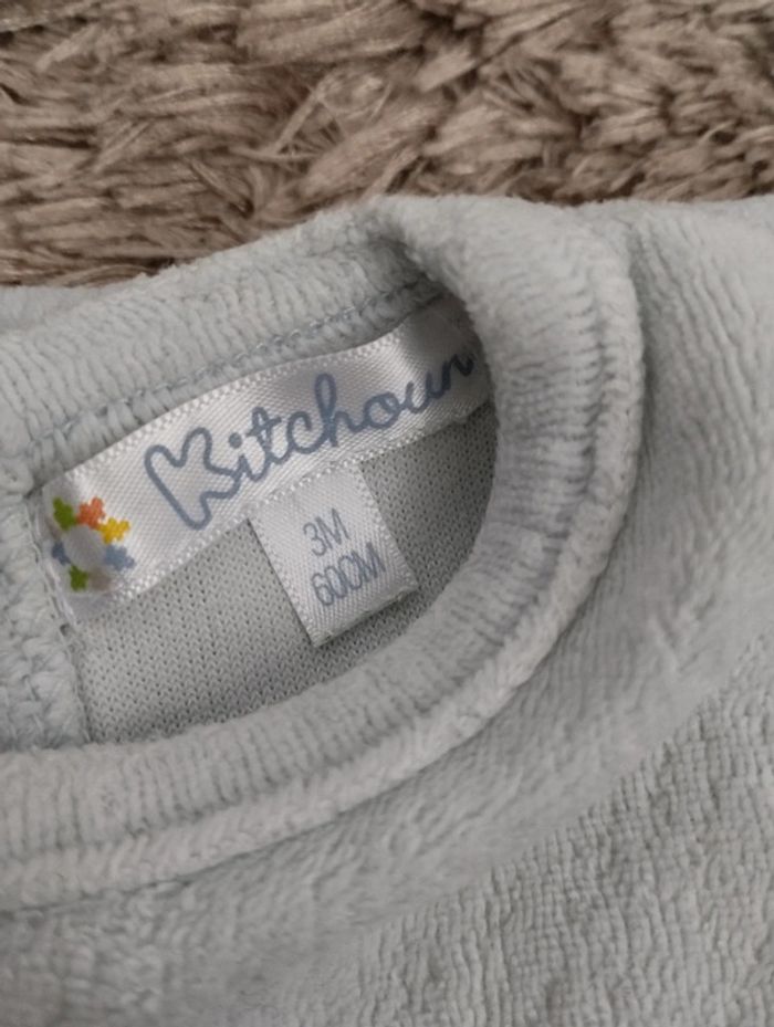 Pyjama 3 mois bleu - photo numéro 5