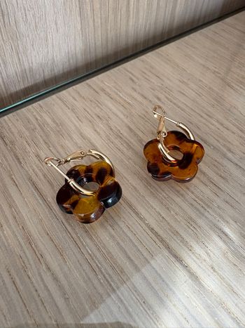 Boucles motif léopard