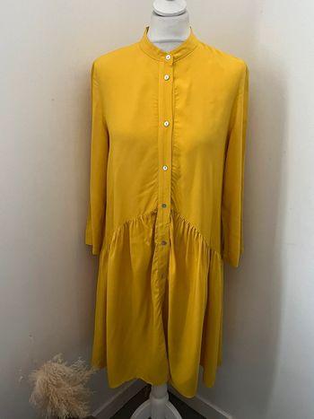 Robe jaune Zara S comme neuve