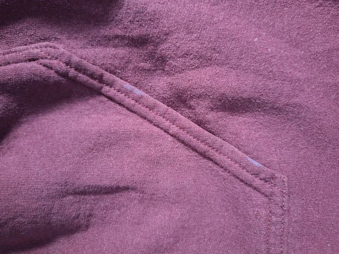 sweat a capuche / Hoodie gildan / homme taille S / bordeaux (381) - photo numéro 9