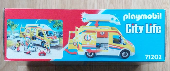 Playmobil City Life 71202 Ambulance avec effets lumineux et sonore neuf plastiques scellés - photo numéro 5