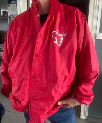 Coupe vent rouge Marlboro rare vintage West Wind