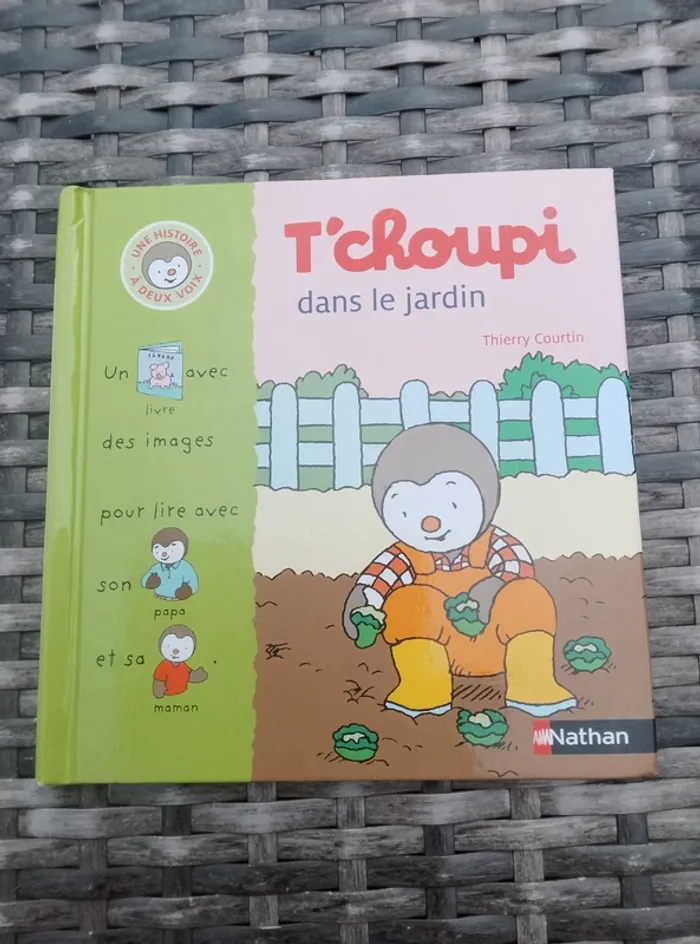 Livre enfant - T'choupi dans le jardin