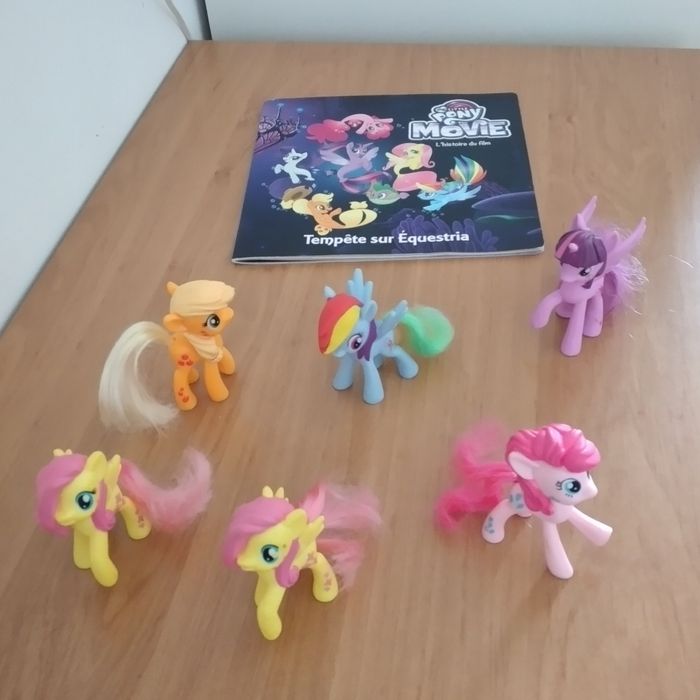 Livre avec 6 figurines My Little Pony The Movie