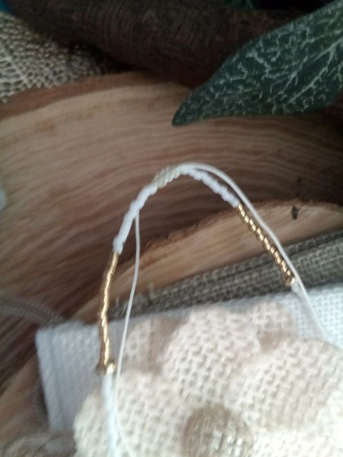 Collier pierres d'émeraude et chrisocole naturelles - photo numéro 8