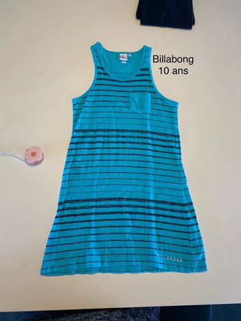 Robe bleue Billabong 10 ans