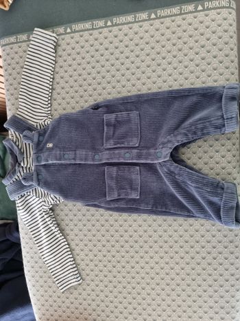 Ensemble body salopette