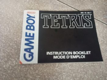 Notice Jeu vidéo game boy tetris