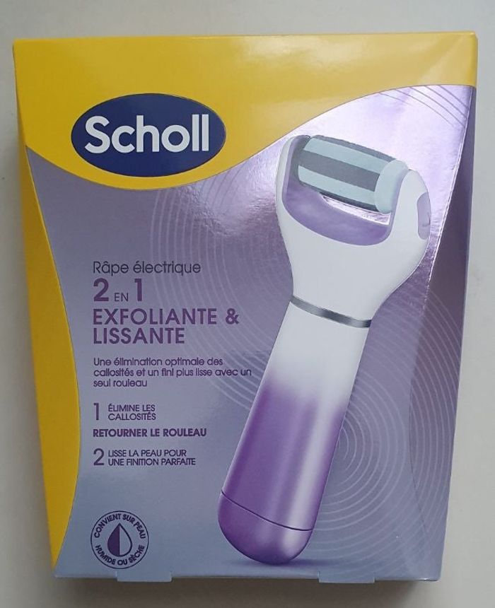 Rape électrique 2 en 1 Scholl