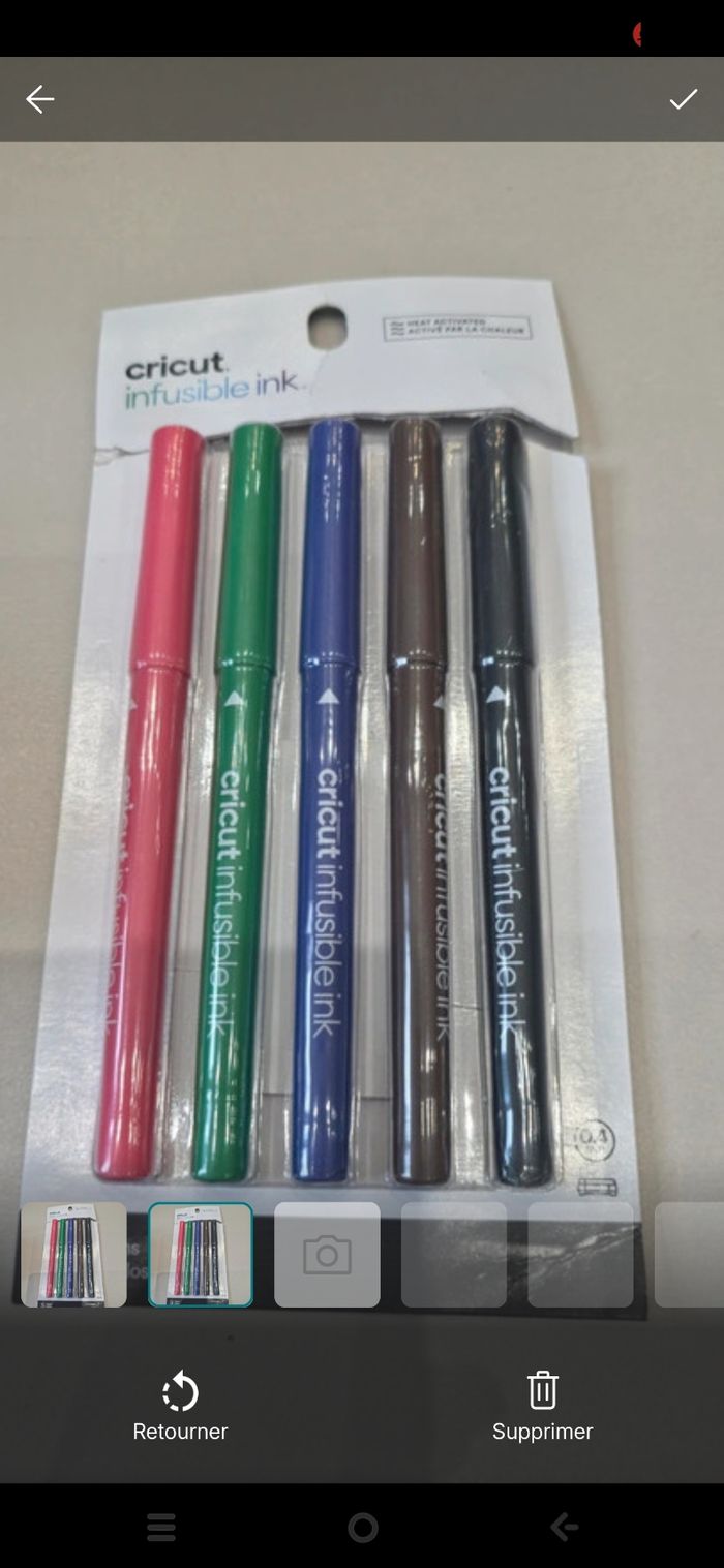 Stylos cricut infusible ink. Neuf jamais servit. - photo numéro 2
