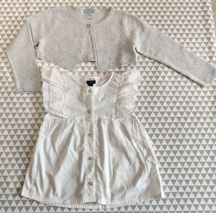 Ensemble Blouse + gilet TBE