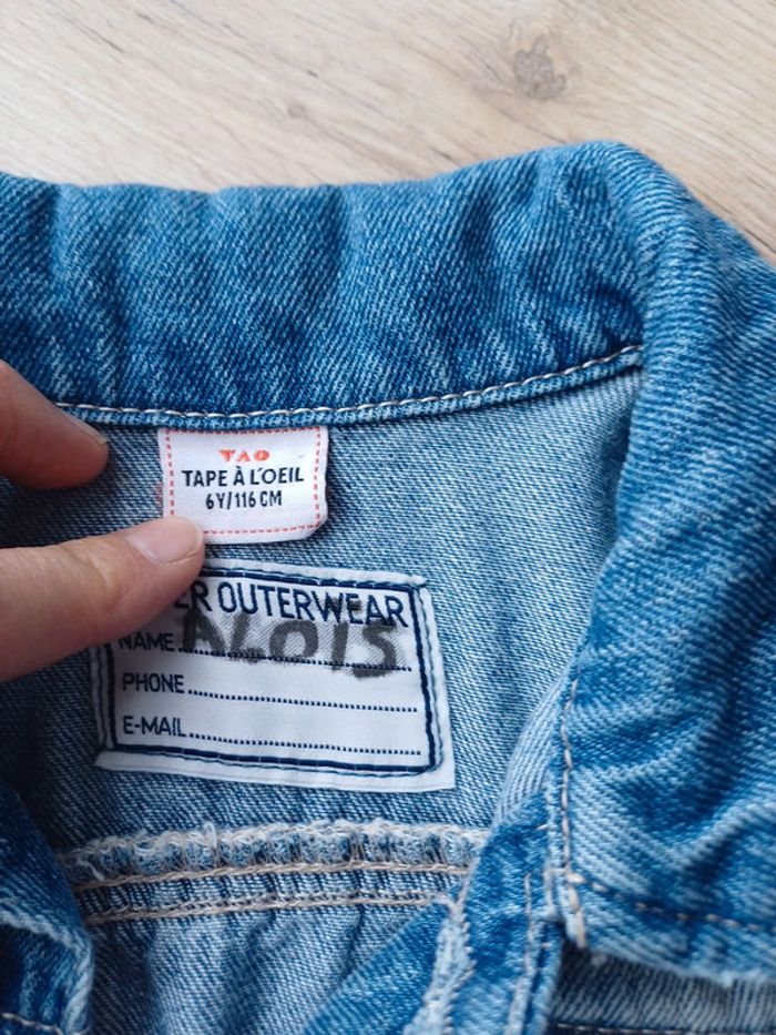 Veste en jean TAO 6ans - photo numéro 2