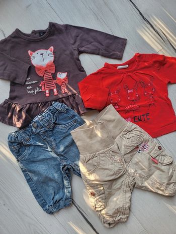 Lot de 2 ensembles fille 3 mois hiver