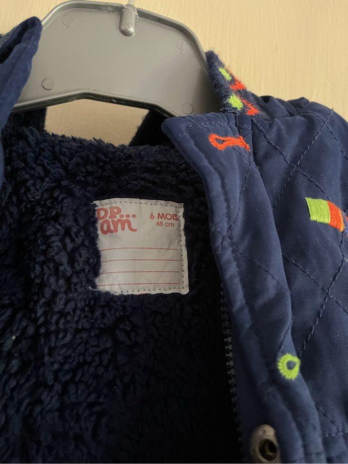 Manteau bleu pour bébé - photo numéro 3