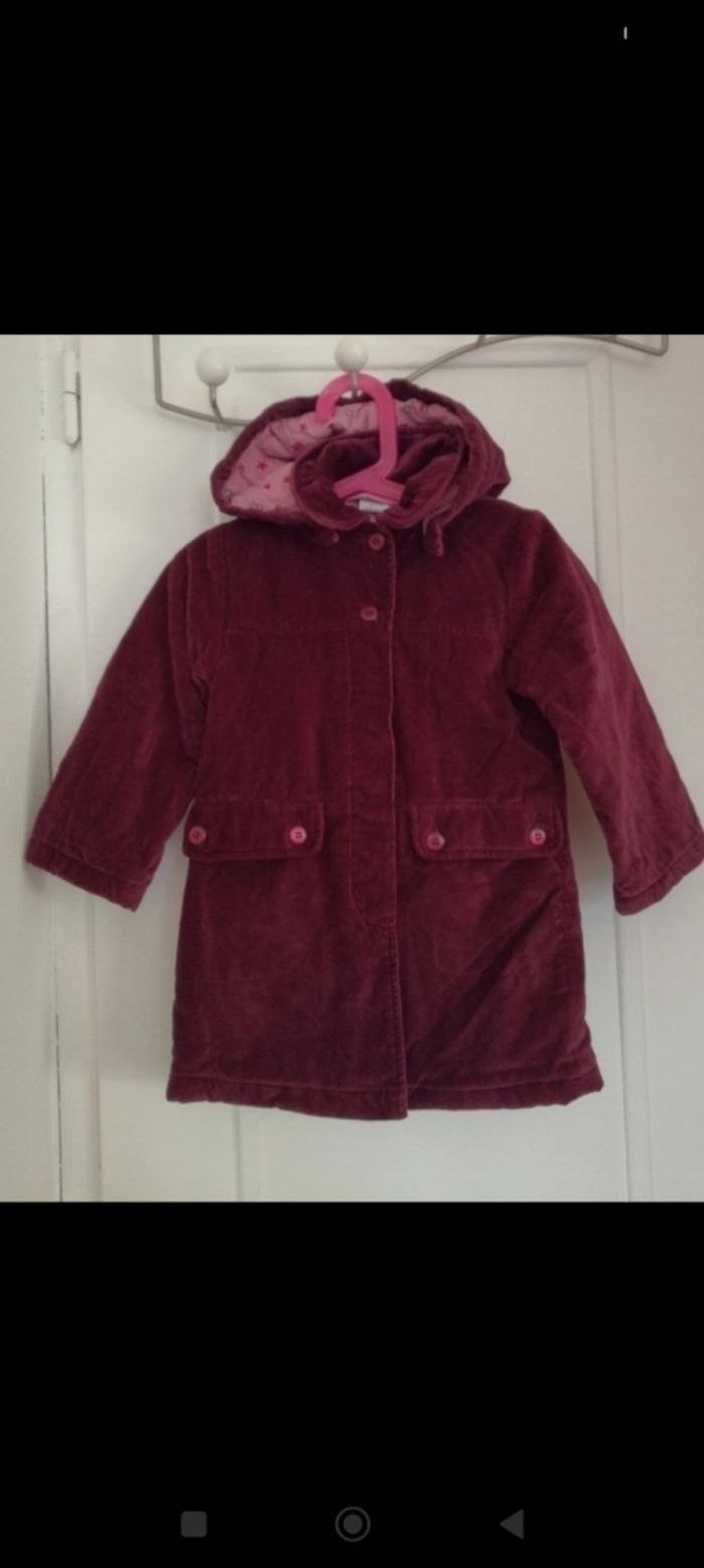 Joli manteau fille Dpam 3 ans