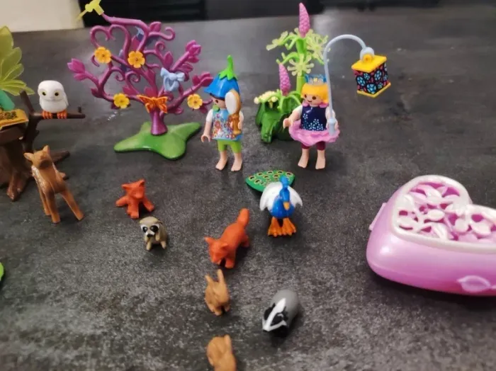 Playmobil Fairies , fée, licorne, animaux de la forêt - photo numéro 2