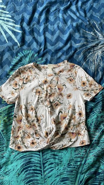 T shirt à motif floral