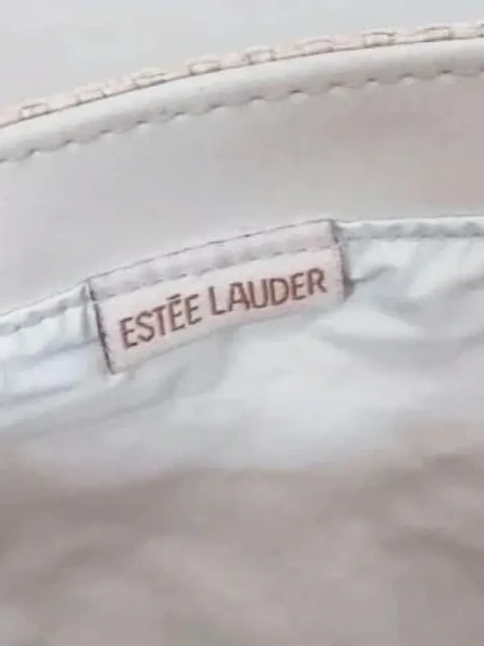 Sac à main fourre-tout paille beige / Estée Lauder - 30,5x21x15,5cm - photo numéro 7