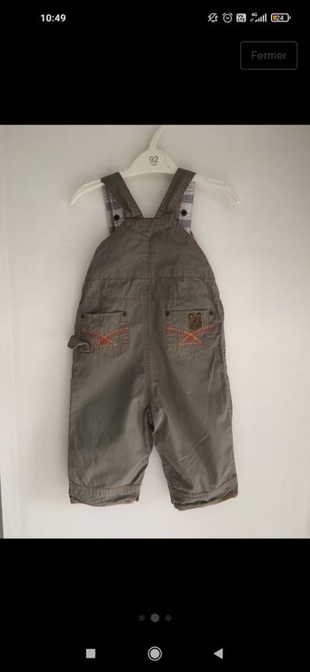 Salopette tout compte fait 12 mois