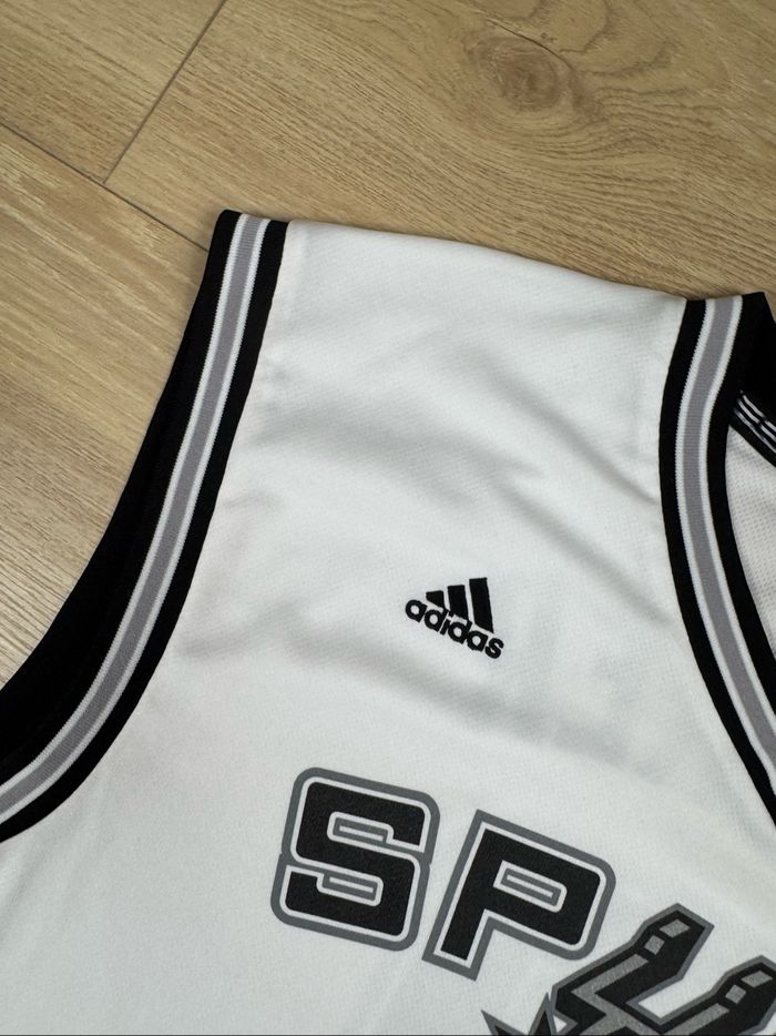 Maillot rétro de basket NBA adidas Tony Parker Spurs taille M - photo numéro 7
