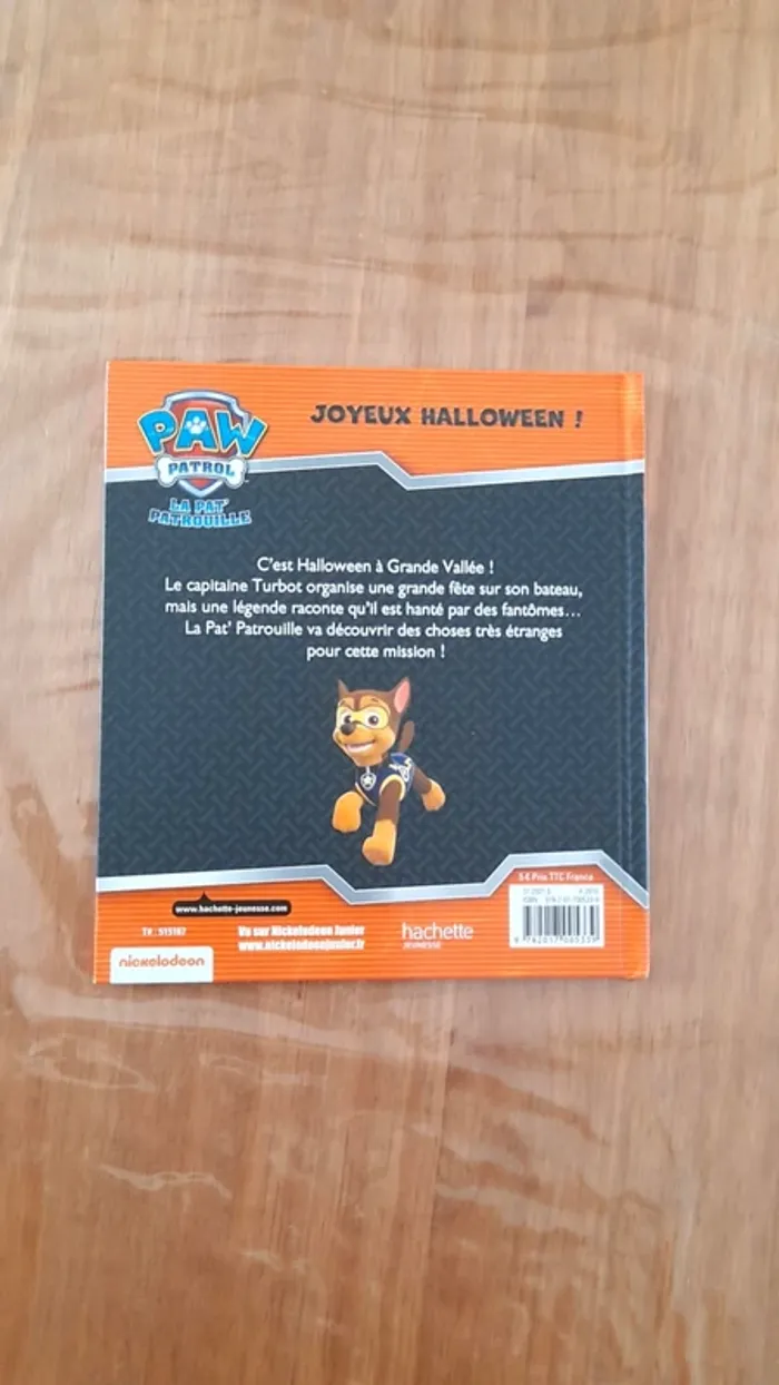 Livre Joyeux Halloween La Pat' Patrouille - photo numéro 2