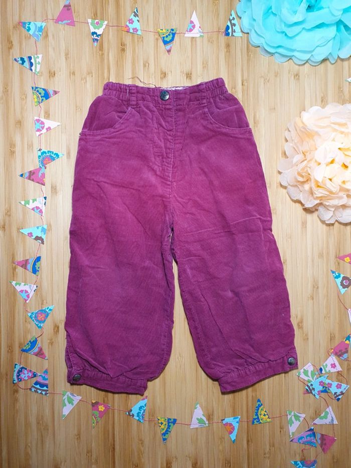 Pantalon Orchestra Velours Côtelé Taille 23 mois 86 cm 2 ans