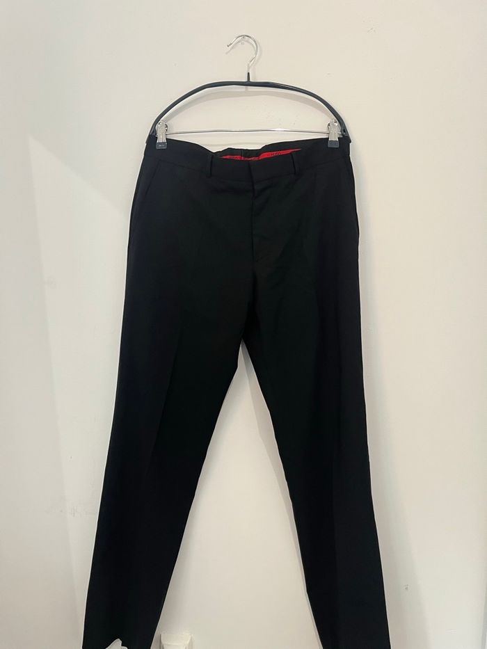 Pantalon de costume noir Hugo Boss - photo numéro 1