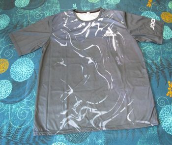 T-shirt Maillot de Sport homme pour Padel Badminton Taille 4XL Gris