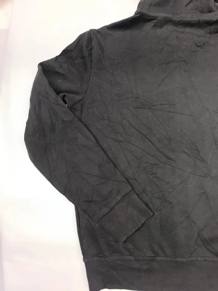 Sweat capuche homme Ralph Lauren taille S zippé noir logo blanc excellent état - bouloches - photo numéro 16