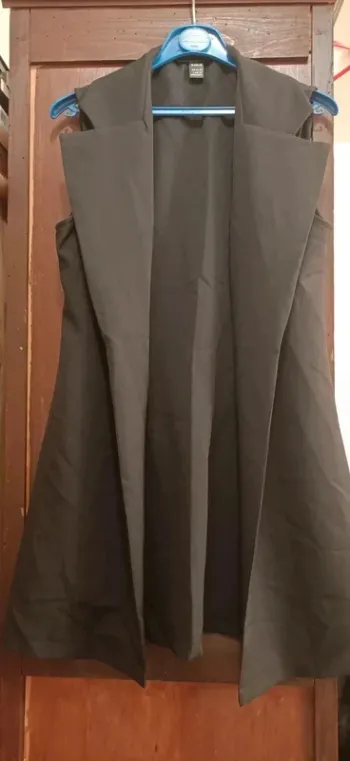Veste ouverte noire Shein