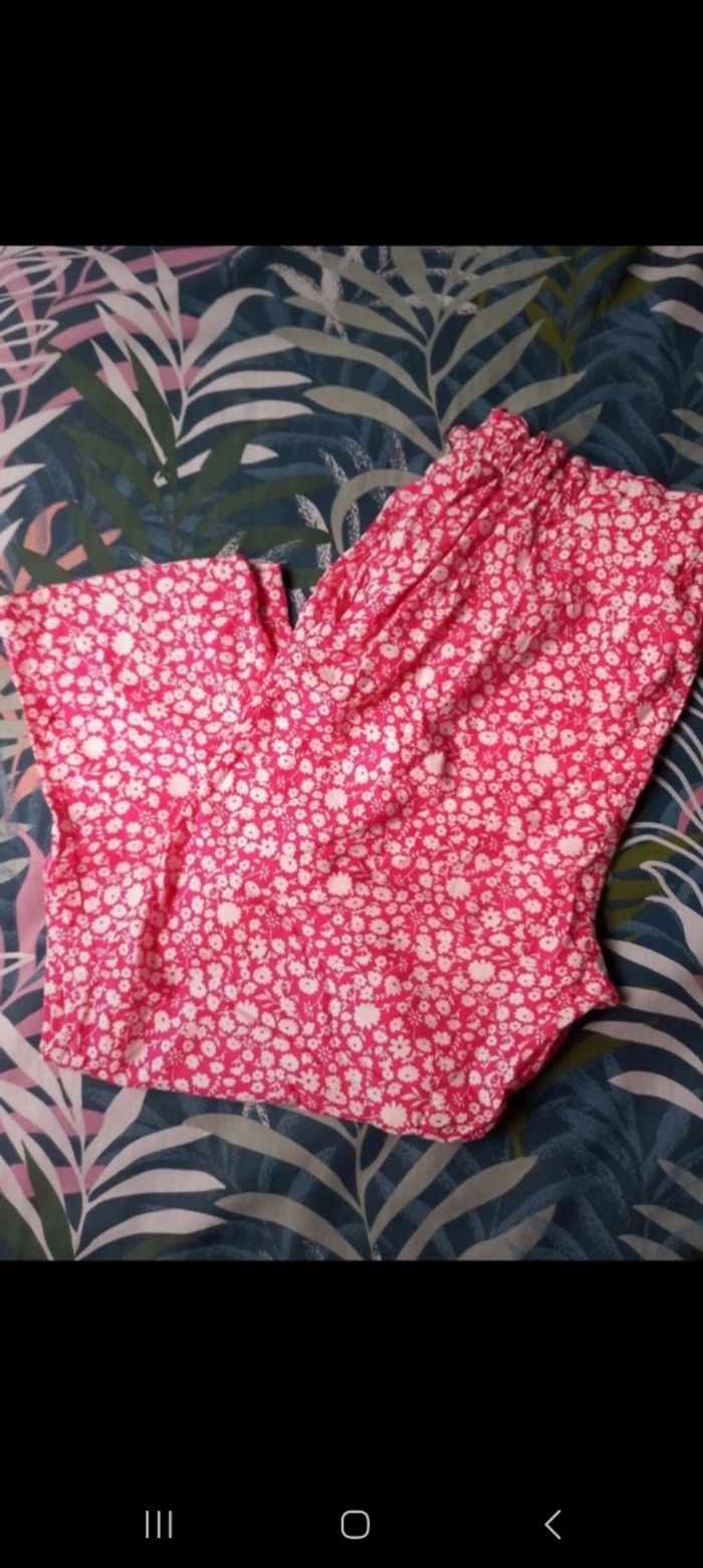 Pantalon rose fluide Kiabi