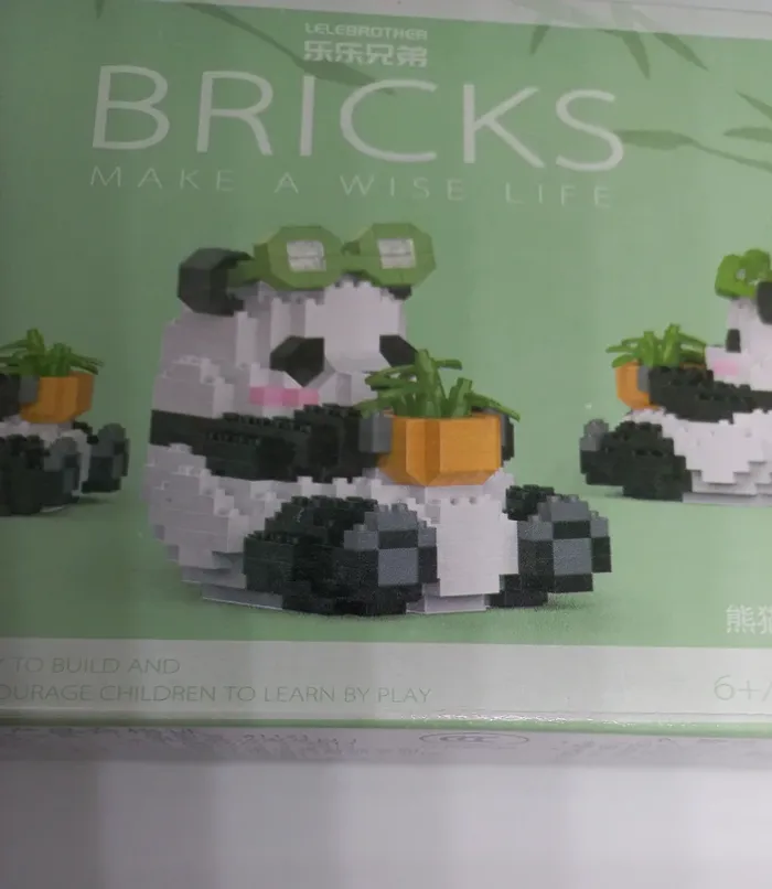 Construction figurine Panda bricks blocks mini micro 394 pieces - photo numéro 2